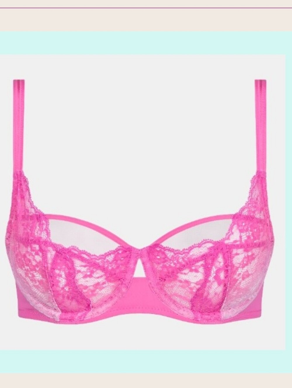 Chantelle Pulp Crush pink non-padded bra 34DD
